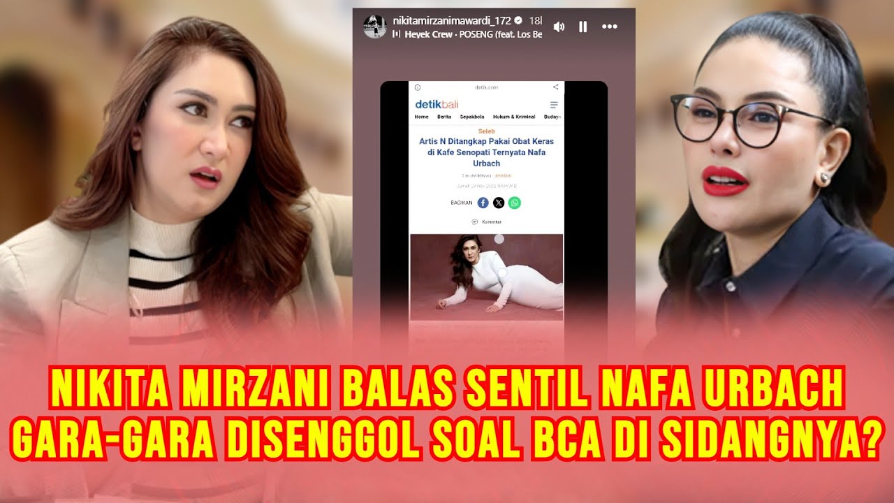 Nikita Mirzani Balas Aib Nafa Urbach Usai Disenggol