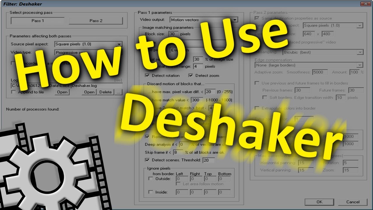 Guide to Using Deshaker for Video Stabilization 🎥