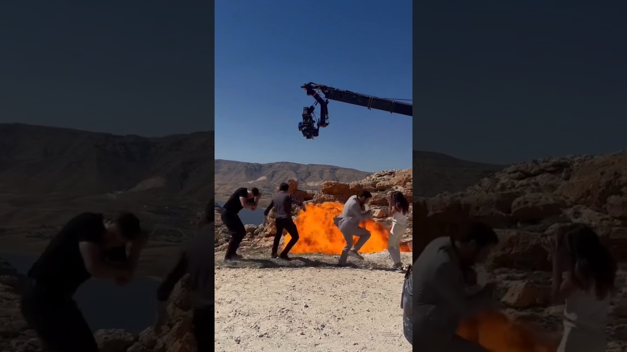 UZAK ŞEHİR ❤️ Kamera Arkası ve 27. Bölüm Kaza Sahneleri 🎬