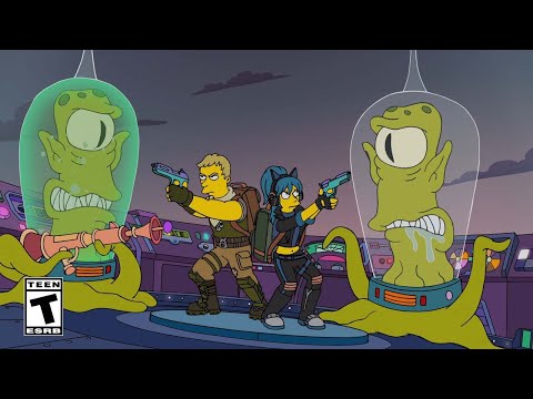 Fortnite The Simpsons Live Event (Welcome Our Alien Overlords)