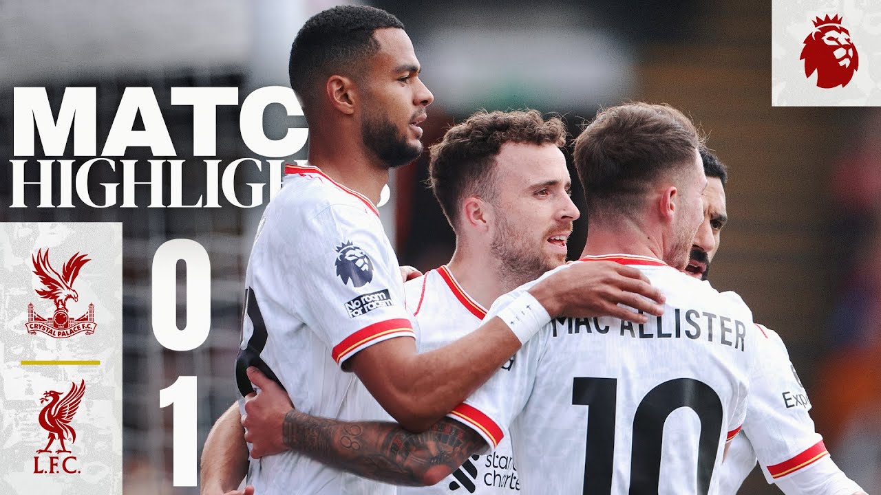 Crystal Palace vs Liverpool: Diogo Jota's Winning Goal Highlights ⚽