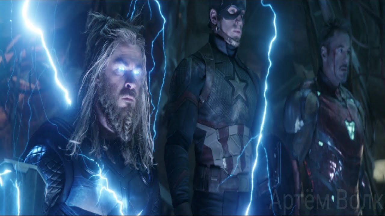 Тони, Тор и Кэп против Таноса — Эпическая битва в «Мстители: Финал» (Часть 1) | Full HD