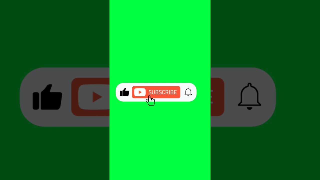 Green Screen Subscribe Button | No Copyright 🎥
