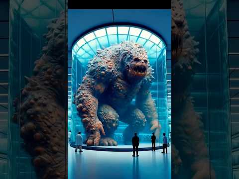 The Monster in the Glass Cage: A Terrifying Discovery #monster #demon #scary #giant #horror #shorts