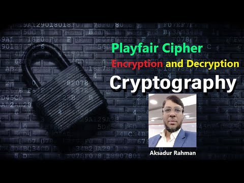 Playfair Cipher Encryption and Decryption | Cryptography | in Bangla by Aksadur Rahman