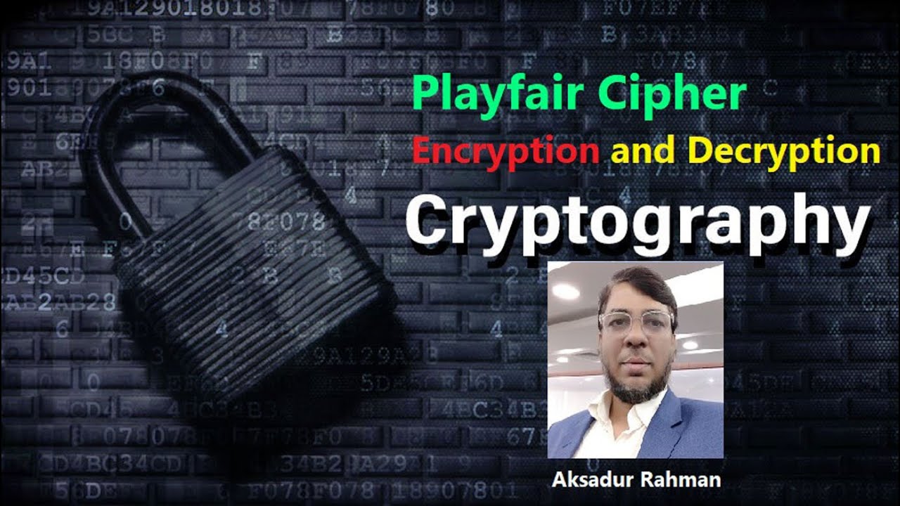 Playfair Cipher Encryption and Decryption | Cryptography in Bangla by Aksadur Rahman