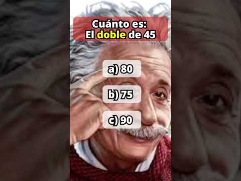 ¿Cuánto sabes de matemáticas?🧠 demuestra tu agilidad mental 📚😬#quiz #culturageneral #shorts