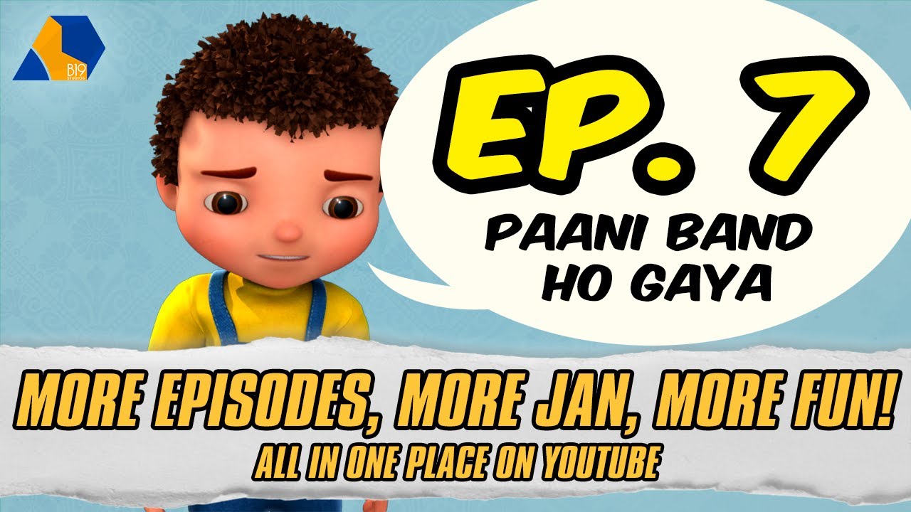 Jan Remastered || Paani Band Ho Gaya || Official Urdu Cartoon || S01 E07