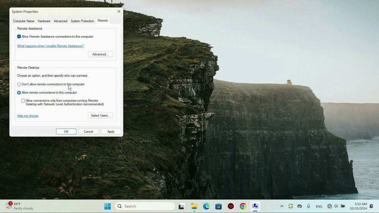 Enable Network Level Authentication in Windows 11/10 π