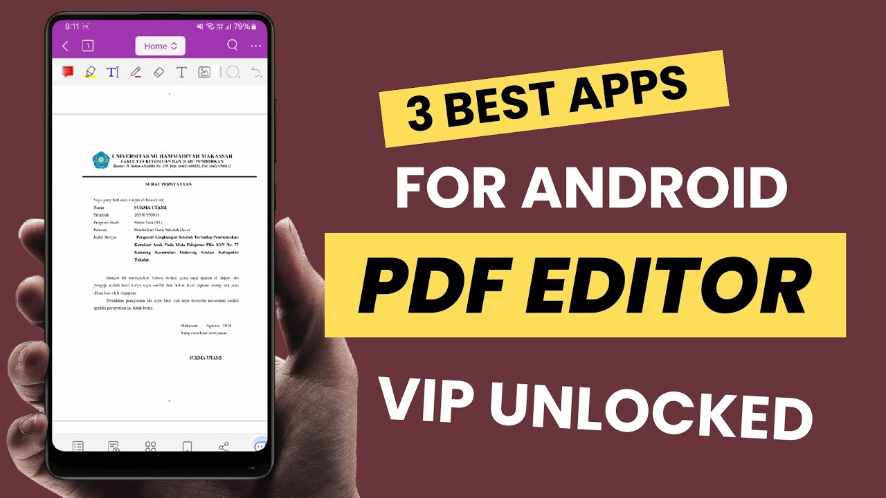 3 Top 3 Free PDF Editor Apps for Android 📱