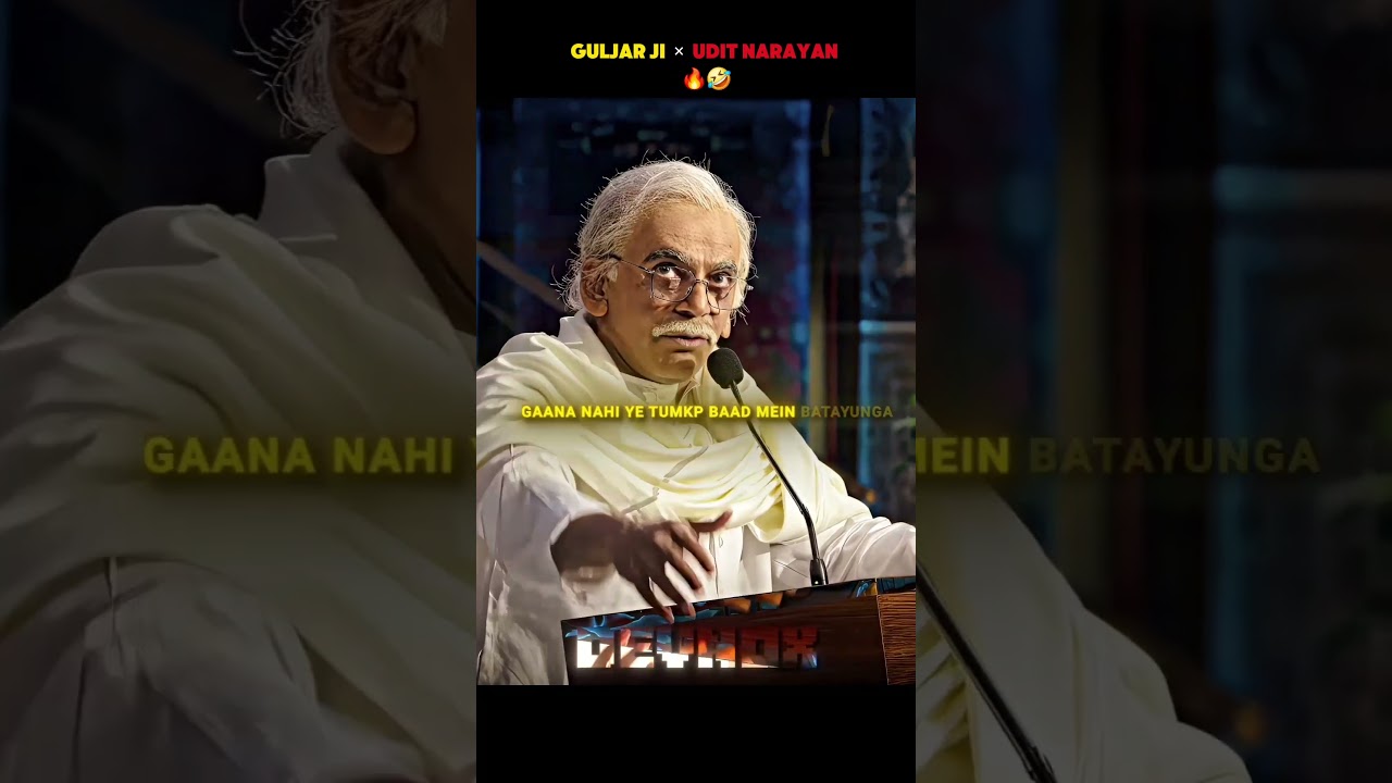 Gulzar Ji and Udit Narayan Collaboration