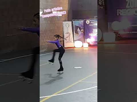 patin artístico 🛼🛼trompo garza🌪️  competencia 2023 patinaje sobre ruedas❤️