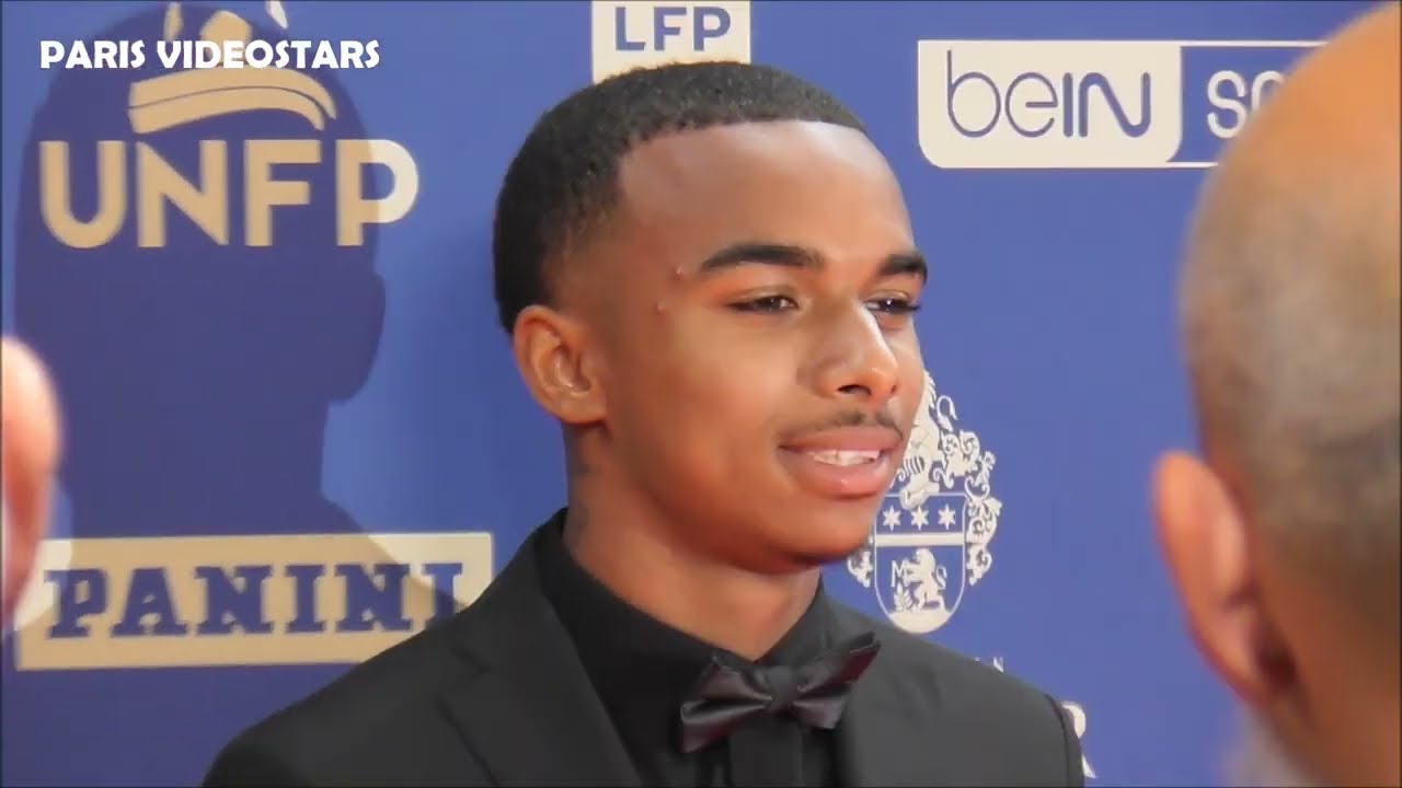 Eli Junior Kroupi (FC Lorient) at the UNFP Awards in Paris on May 11, 2025 ⚽