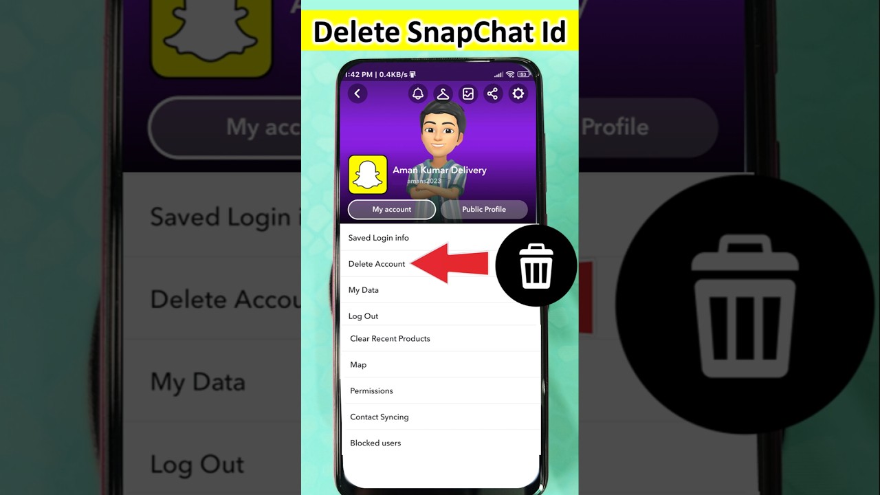 Snapchat Account Kaise Delete Kare | Permanently Delete Snapchat ID