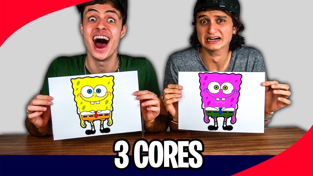 Desafio Colorindo com 3 Cores 🎨 - Venha Participar!