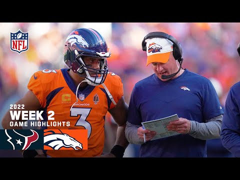 Houston Texans vs. Denver Broncos | 2022 Week 2 Highlights