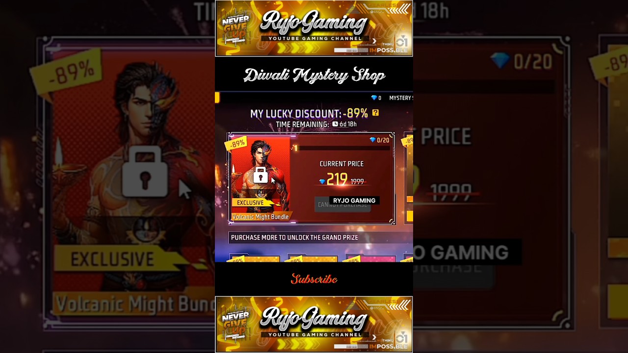 Diwali Mystery Shop Event 2025 in Free Fire 🎆