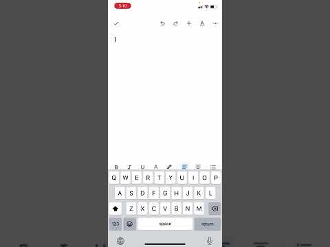 Google Docs iPhone app: create and save a new doc for beginners