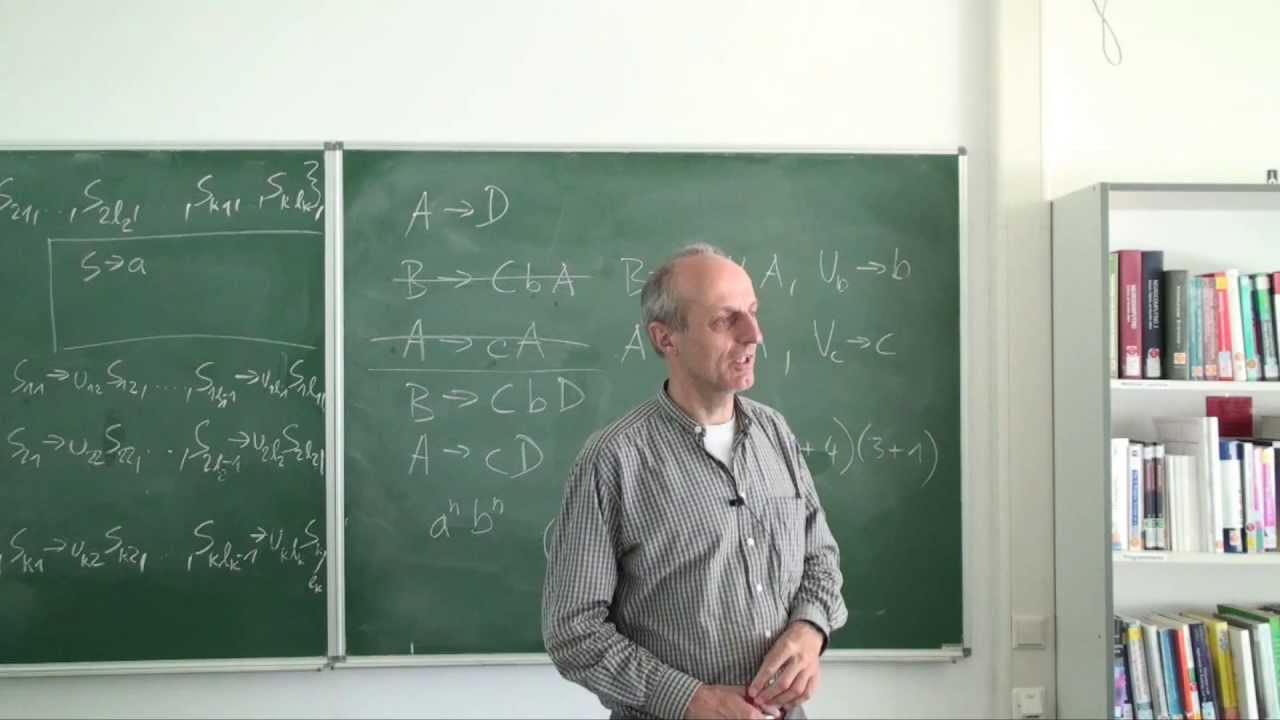 Theoretische Informatik Vorlesung Nr. 11 - Videoaufzeichnung