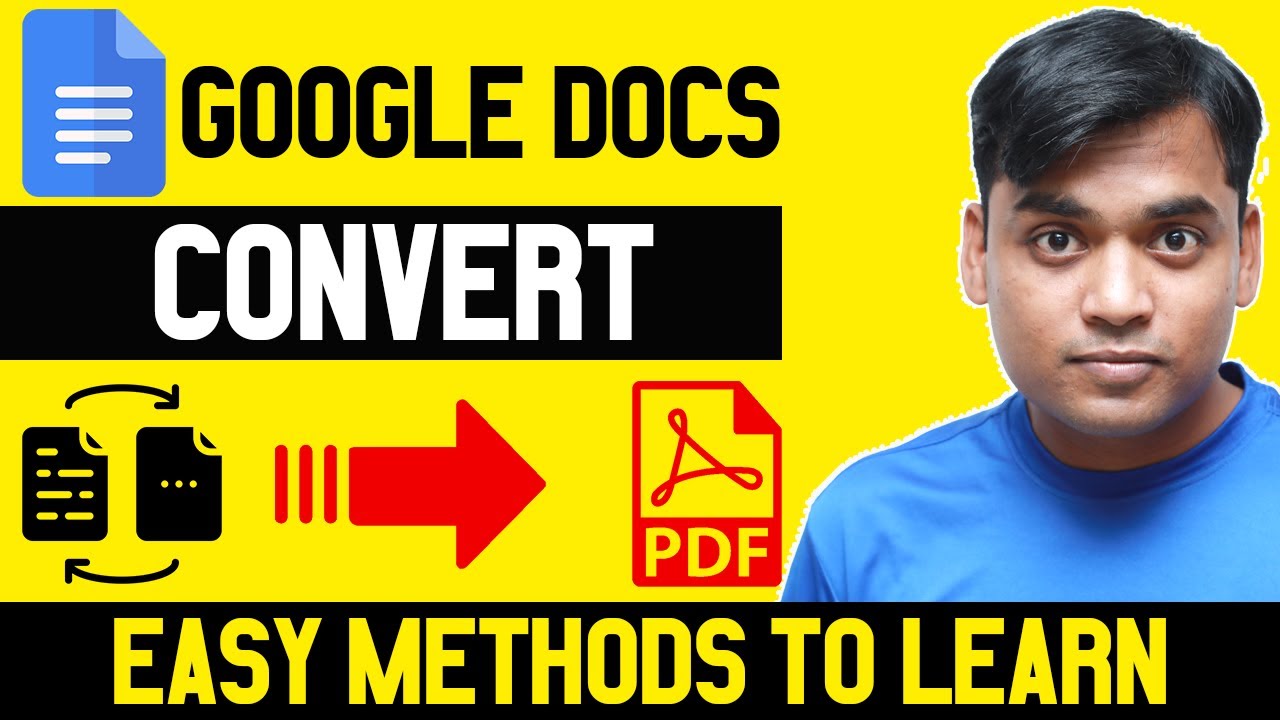 How to Convert Google Doc to PDF  - Save Google Docs As PDF [Step-By-Step]