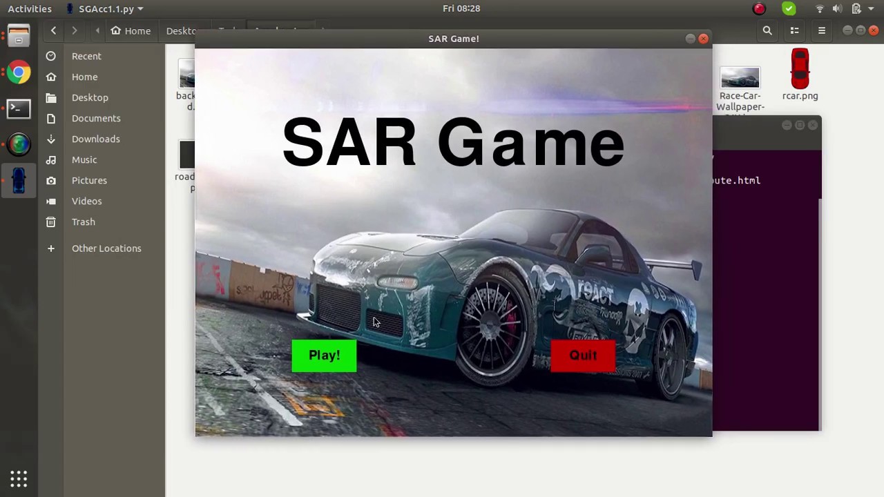 SAR Game: Python Car Racing with PyGame 🚗