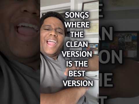 Songs Where the Clean Version is the Best Version #rnb #throwbacksongs #charttoppers