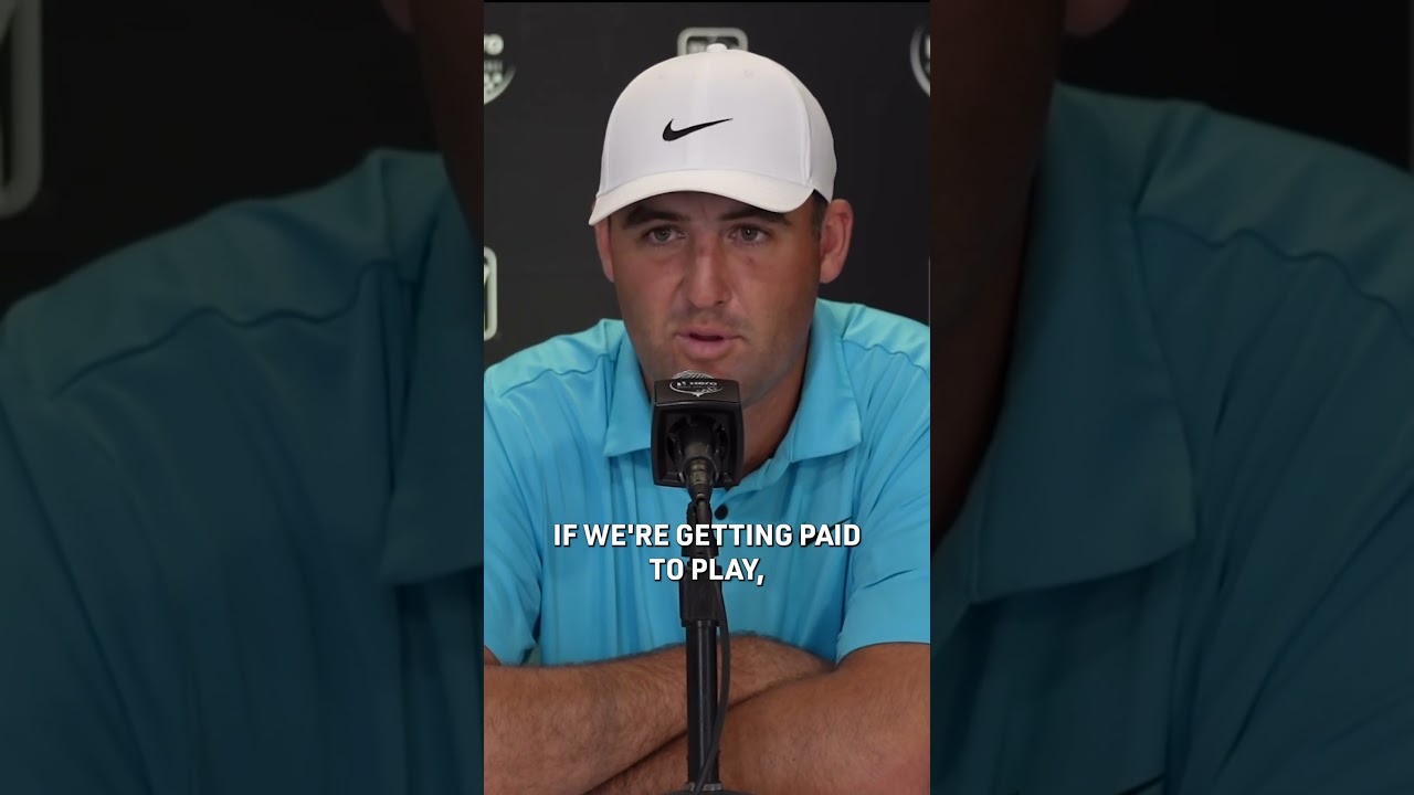 Scottie Scheffler on the Significance of Money in Golf