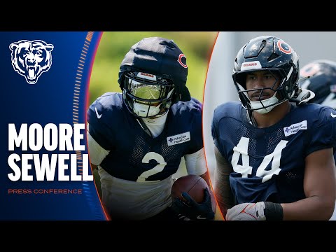 DJ Moore, Noah Sewell on first preseason game, emphasis on details | Press Conference