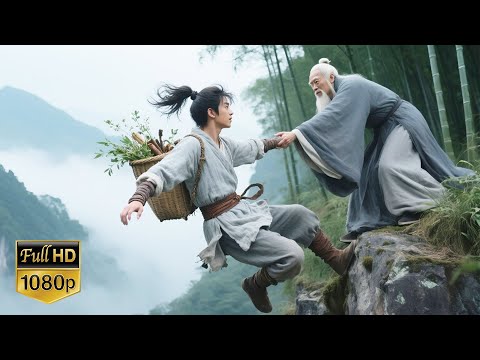 【2025最新电影】傻小子意外掉落悬崖，众人以为他必死无疑，岂料他被隐世高人救下，还传授他绝世医术！#movie #大陆剧 #drama