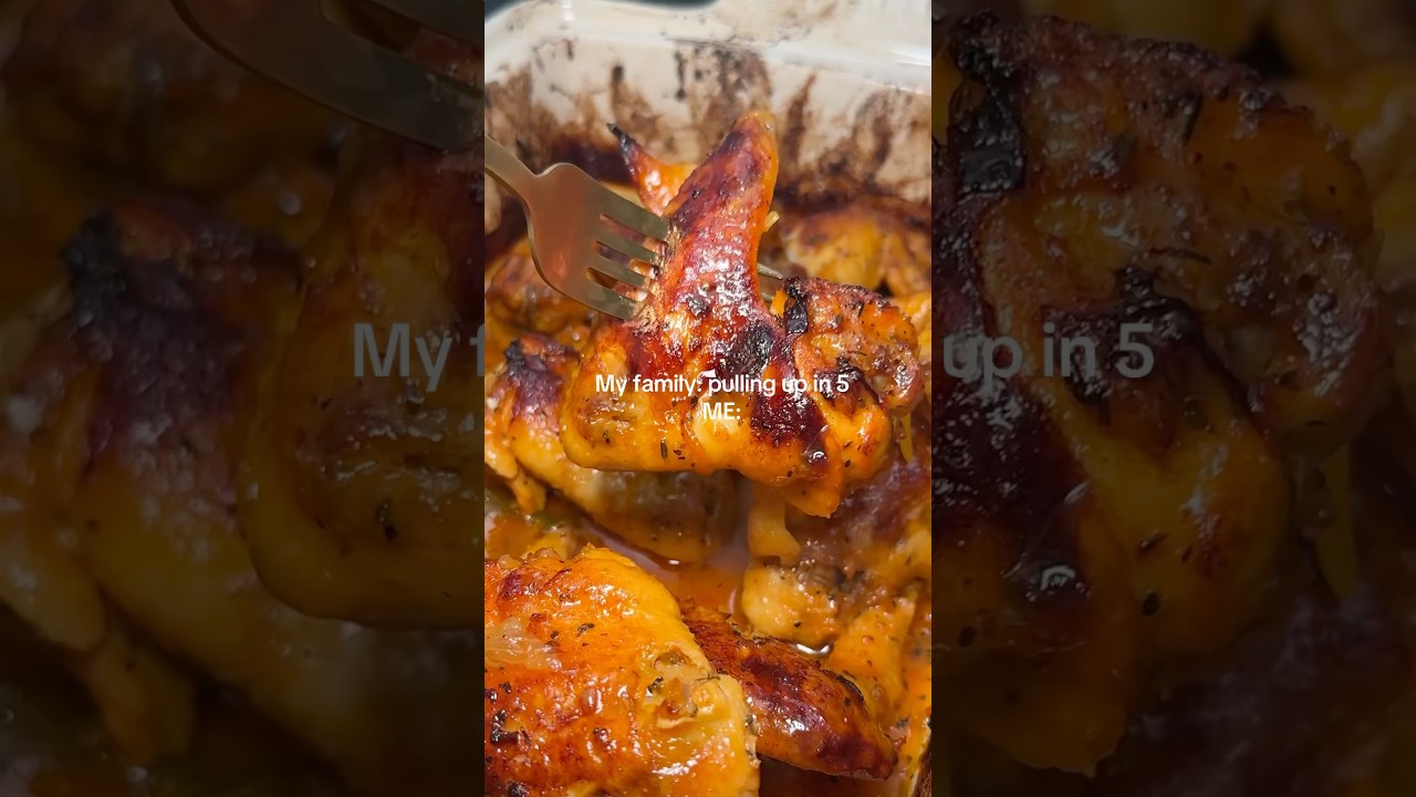 My Favorite Baked Chicken Wings 🍗