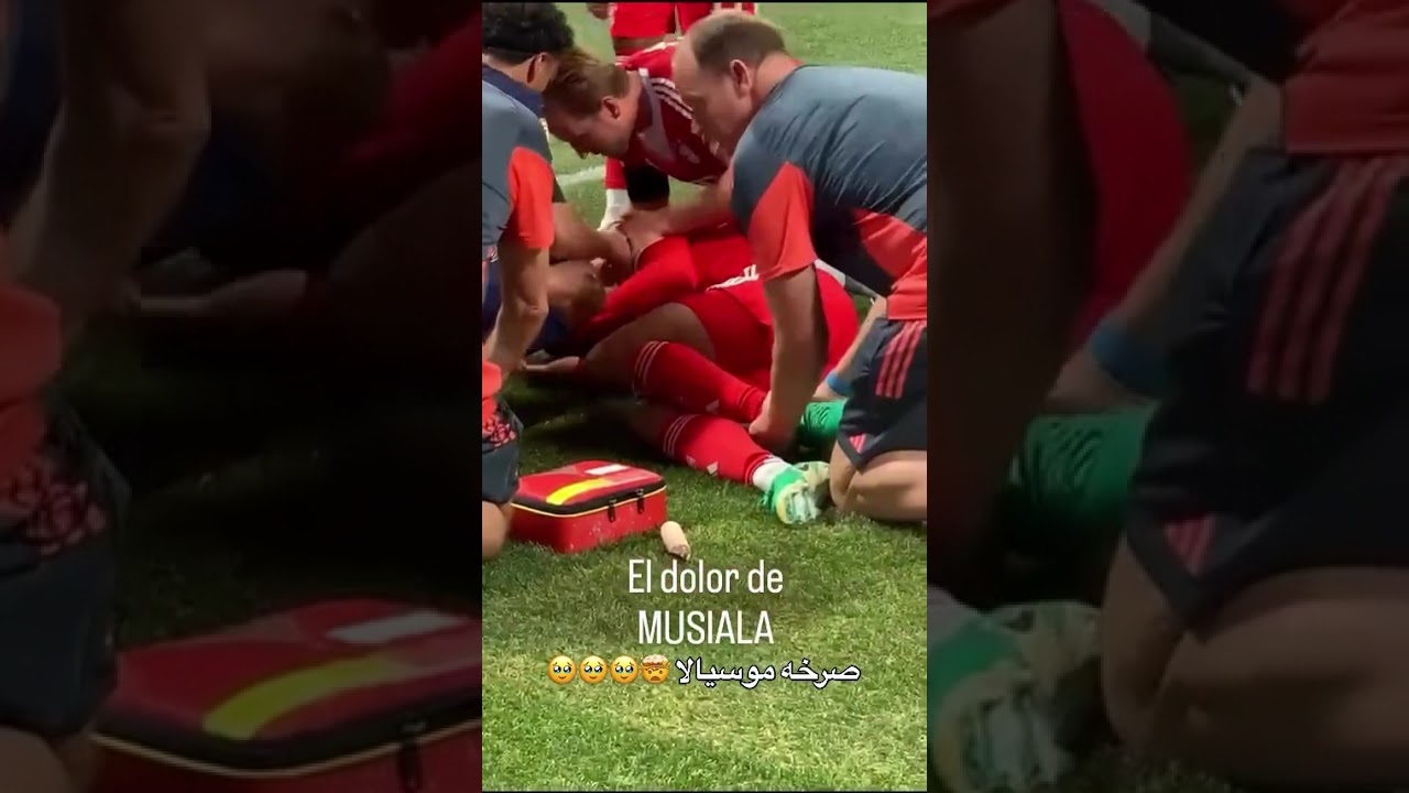 Musiala Cries Out in Pain After Tackle 😢