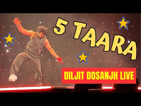 DILJIT DOSANJH | "5 TAARA" | LIVE | O2 ARENA | LONDON | 5th OCT 2024 | #diljitdosanjh
