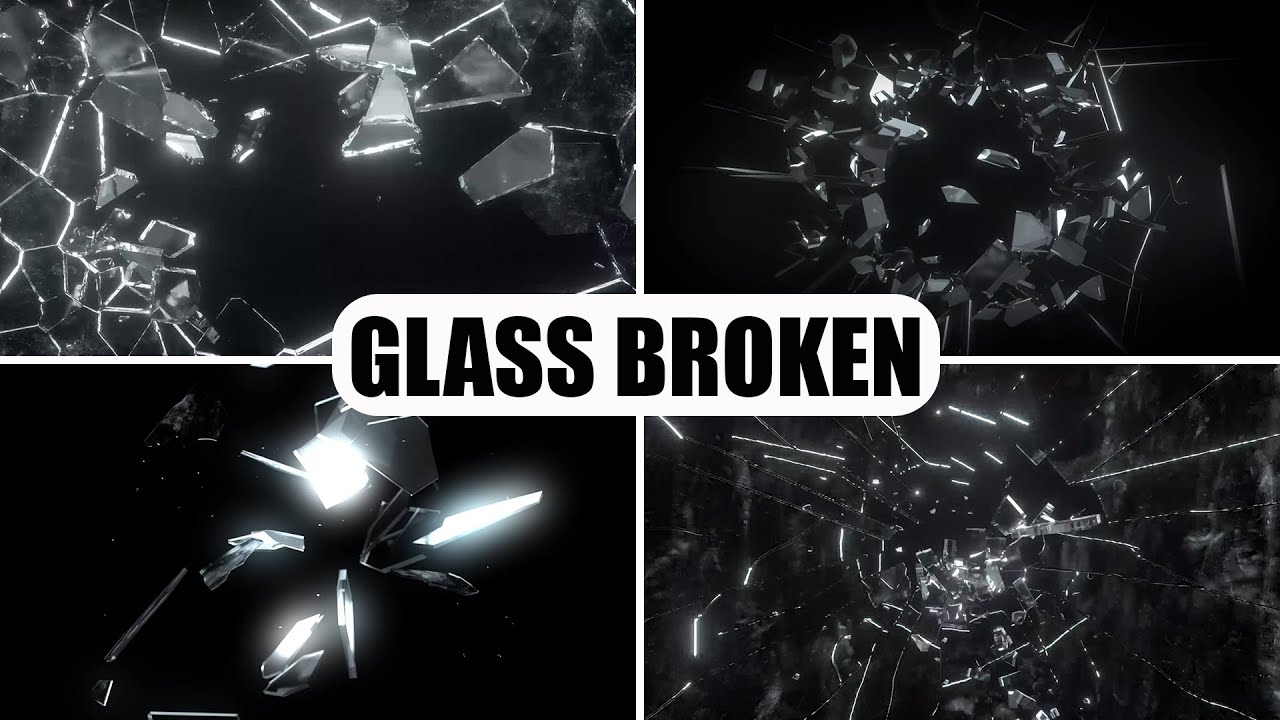 glass breaking black screen || glass broken black screen || glass breaking black screen