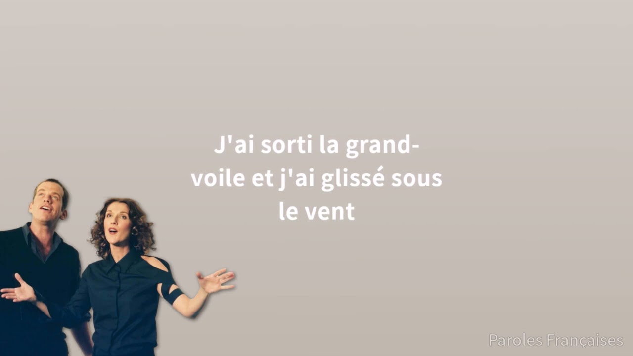 Garou & Céline Dion - Sous le Vent (Lyrics) 🎶