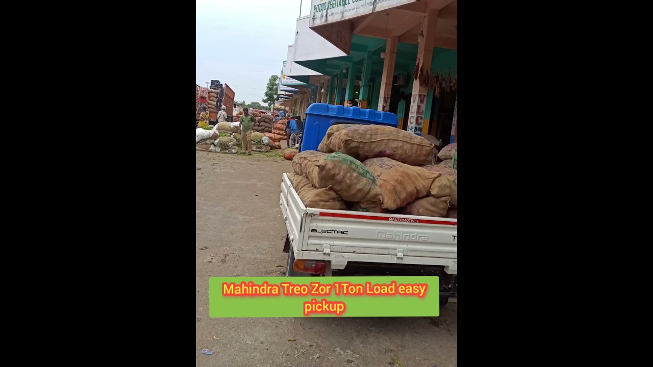 Effortless 1-Ton Load Transport with Mahindra Treo Zor 🚚