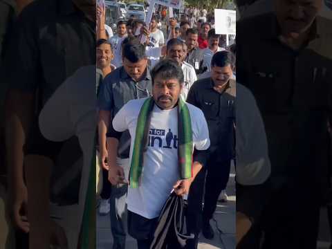#megastar #chiranjeevi at #run for #unity #sardarvallabhbhaipatel #birthanniversary #india #police