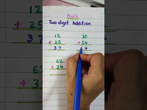 Two digit Addition #shorts #short #youtubeshorts #ytshorts #tr#trendingshorts #ytshort