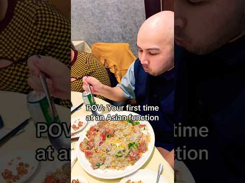 Your first time at an Asian function