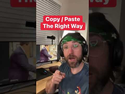 You have been Copy Pasting Wrong