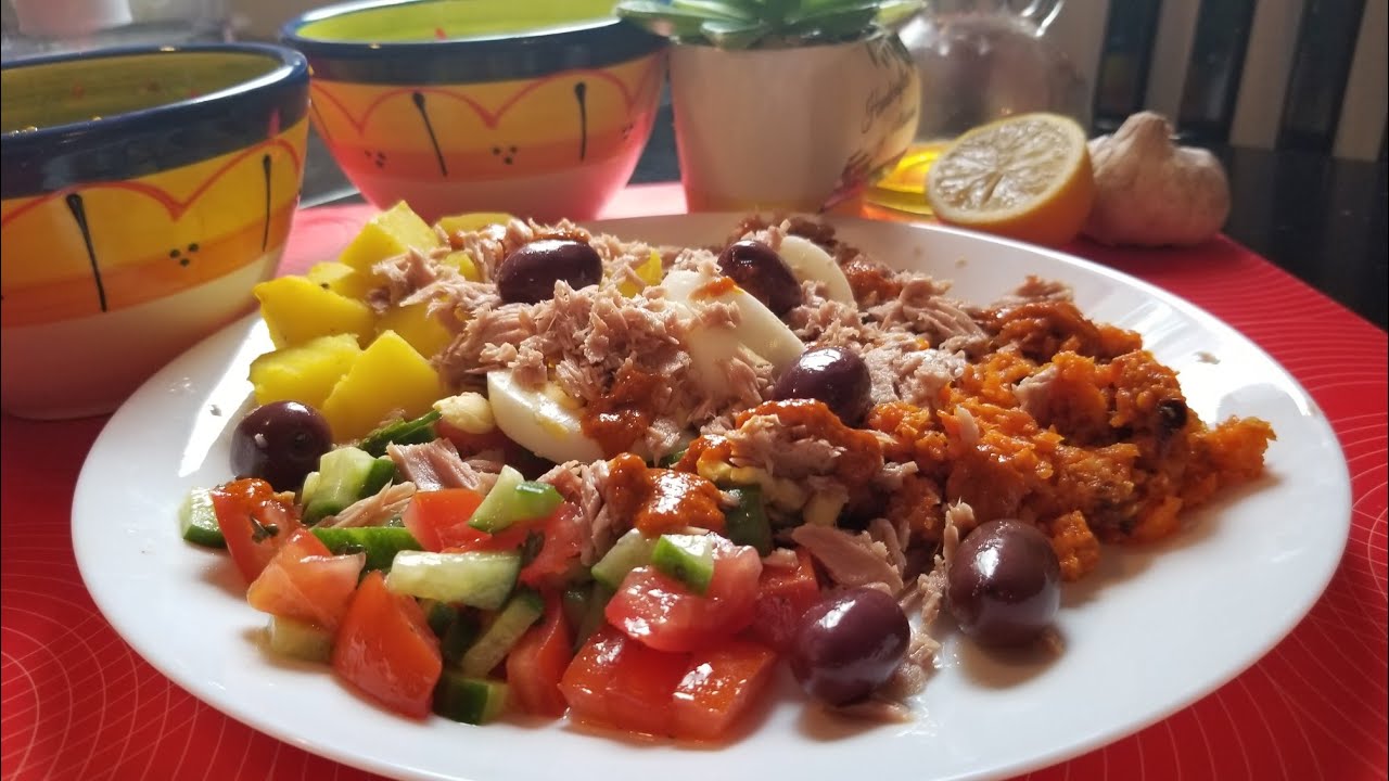 صحن تونسي مميز للغداء الصيفي 🍽️