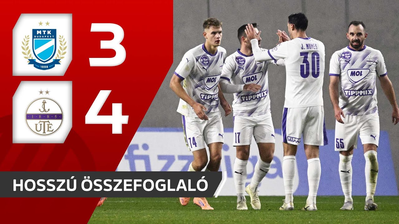 Újpest Győzelem az MTK ellen a Fizz Ligában 🏆