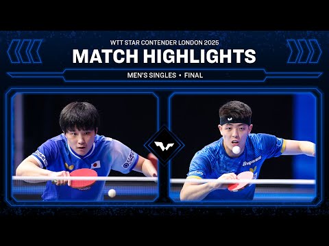 Tomokazu Harimoto vs Dang Qiu | MS Final | #WTTLondon 2025