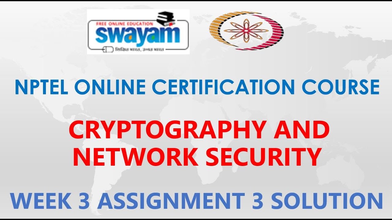 Cryptography & Network Security Week 3: Assignment 3 Solution | NPTEL Jan 2021 🔐