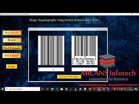 Image Steganography Using Texture Features And Gans ASP.NET PROJECT IEEE 2019-2020