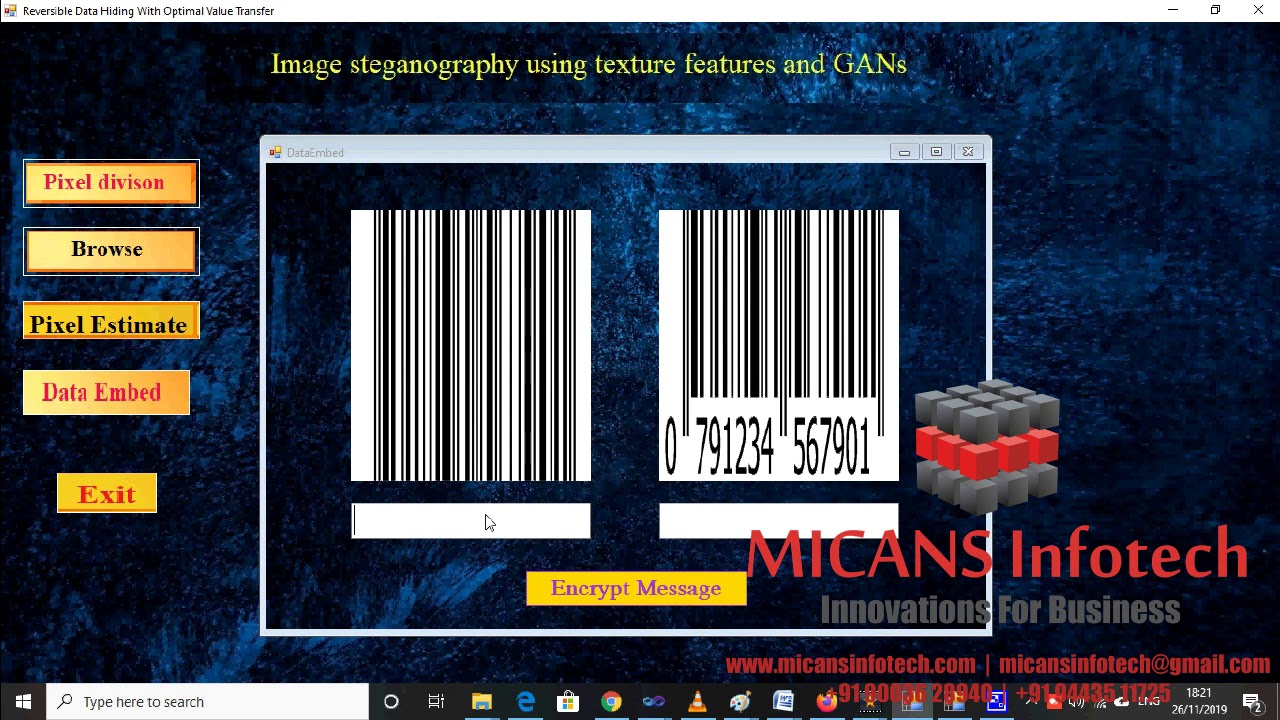 Secure Image Steganography with Texture Features & GANs in ASP.NET (2019-2020) 🔐