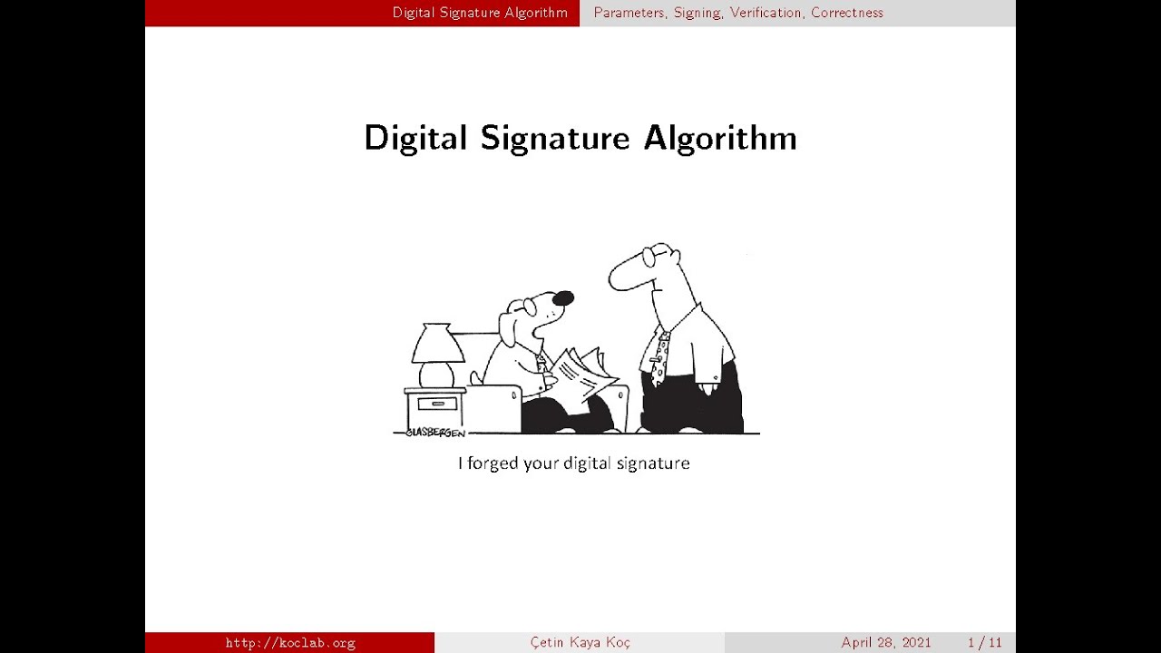 Mastering ElGamal & DSA: Digital Signature Algorithms Explained 🔐