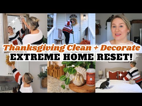 Thanksgiving 2025 Home Reset & Fall Cleaning 🍂