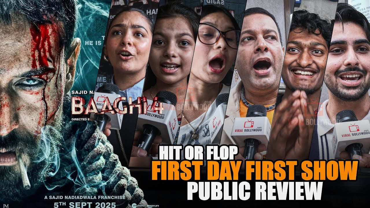 Baaghi 4 First Day Review 🎬 | Star Cast & Audience Reactions
