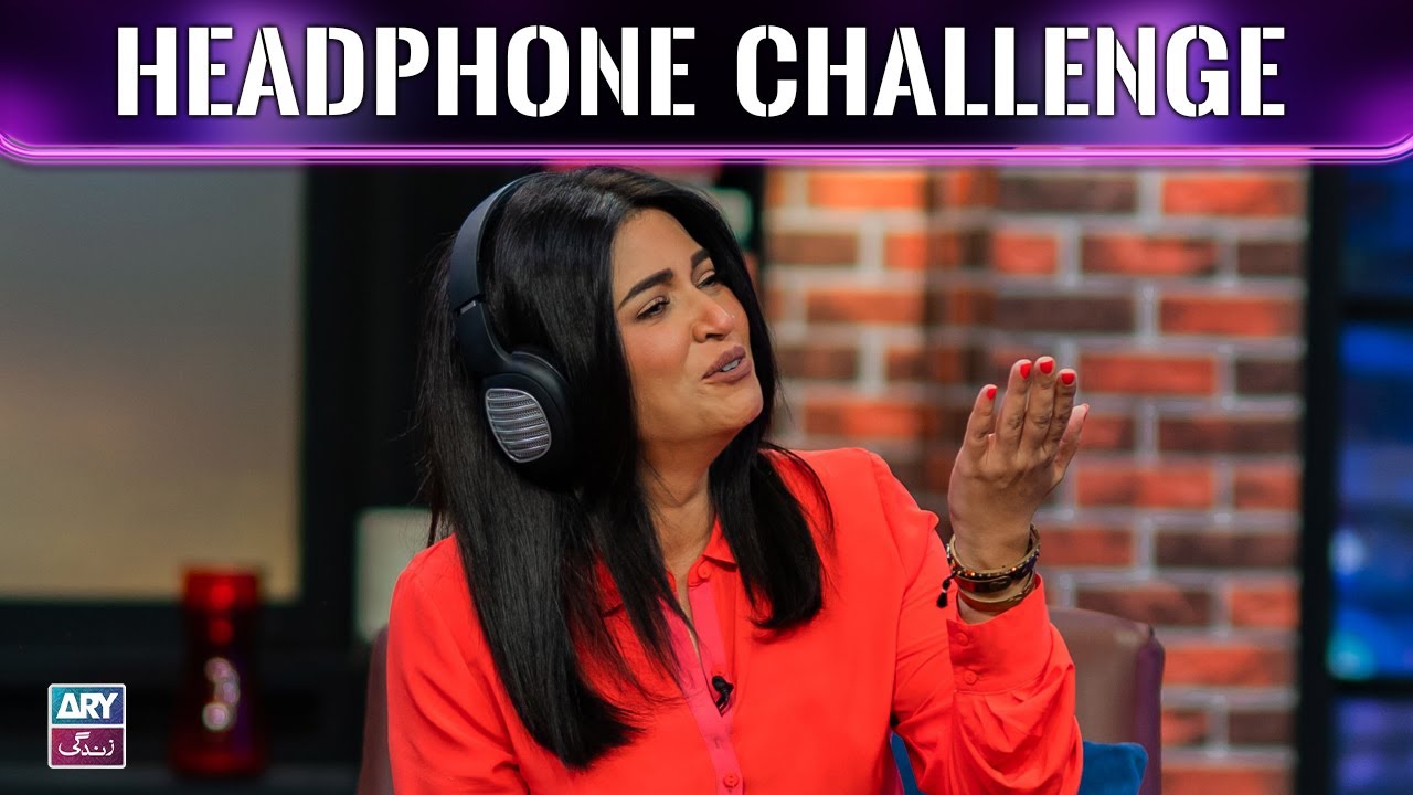 Headphone Challenge | Maya Khan | The Night Show with Ayaz Samoo