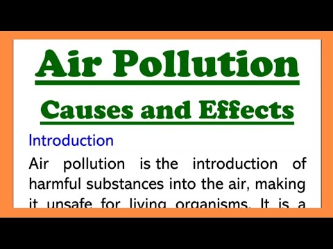 Air Pollution: Causes, Effects & Solutions 🌍